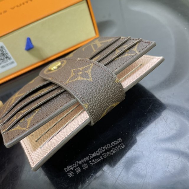 LV專櫃新款卡包 路易威登老花卡夾零錢包 M61731 LV多功能卡包  ydh4364